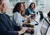 Prologis employees at a conference table