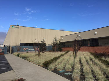 Exterior view of Bayshore industrial building